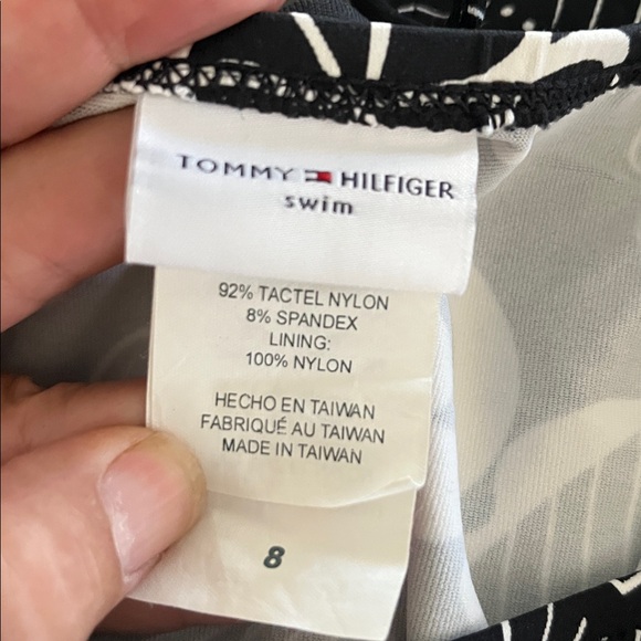 Tommy Hilfiger Floral Black and White Swim Set - Picture 5 of 5